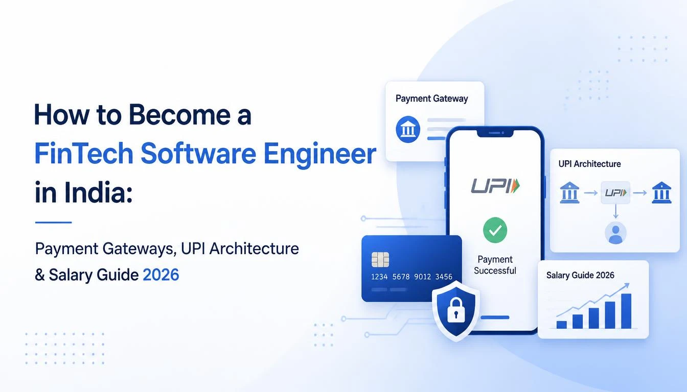 How to Become a FinTech Software Engineer in India: Payment Gateways, UPI Architecture & Salary Guide 2026