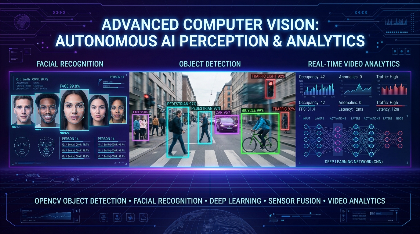 Masterclass: Computer Vision, OpenCV & Real-Time Video Analytics with Deep Learning