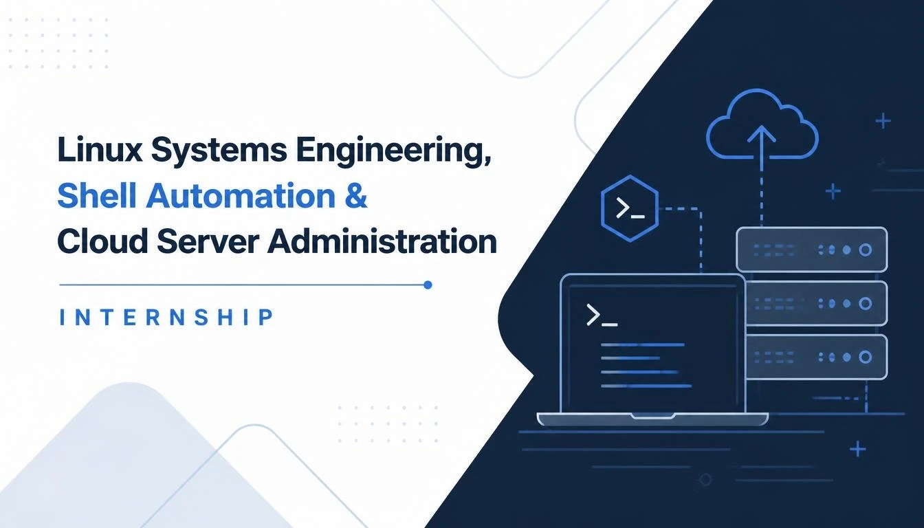 Linux Systems Engineering, Shell Automation & Cloud Server Administration Internship