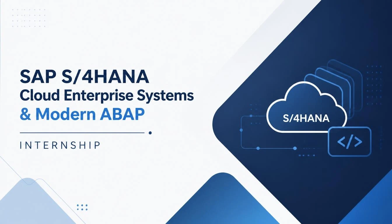 SAP S/4HANA Cloud Enterprise Systems & Modern ABAP Internship